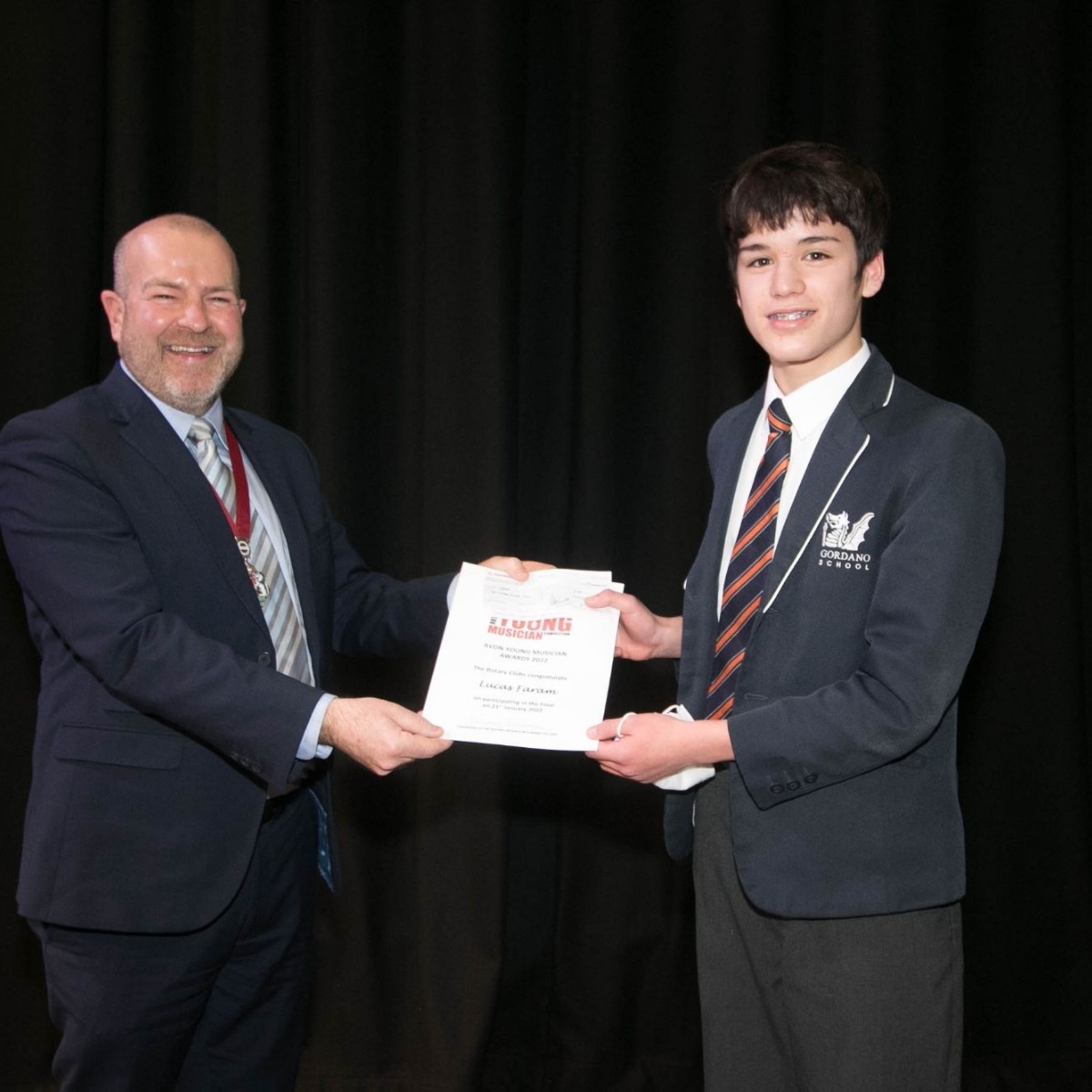 Gordano School - Music News - Rotary Young Musician Competition win for ...